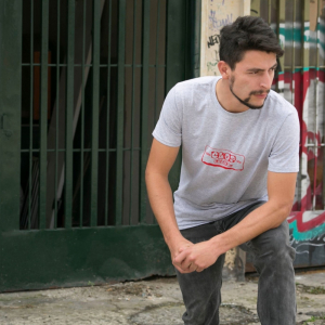 Clop T-Shirt Brand Grey Red