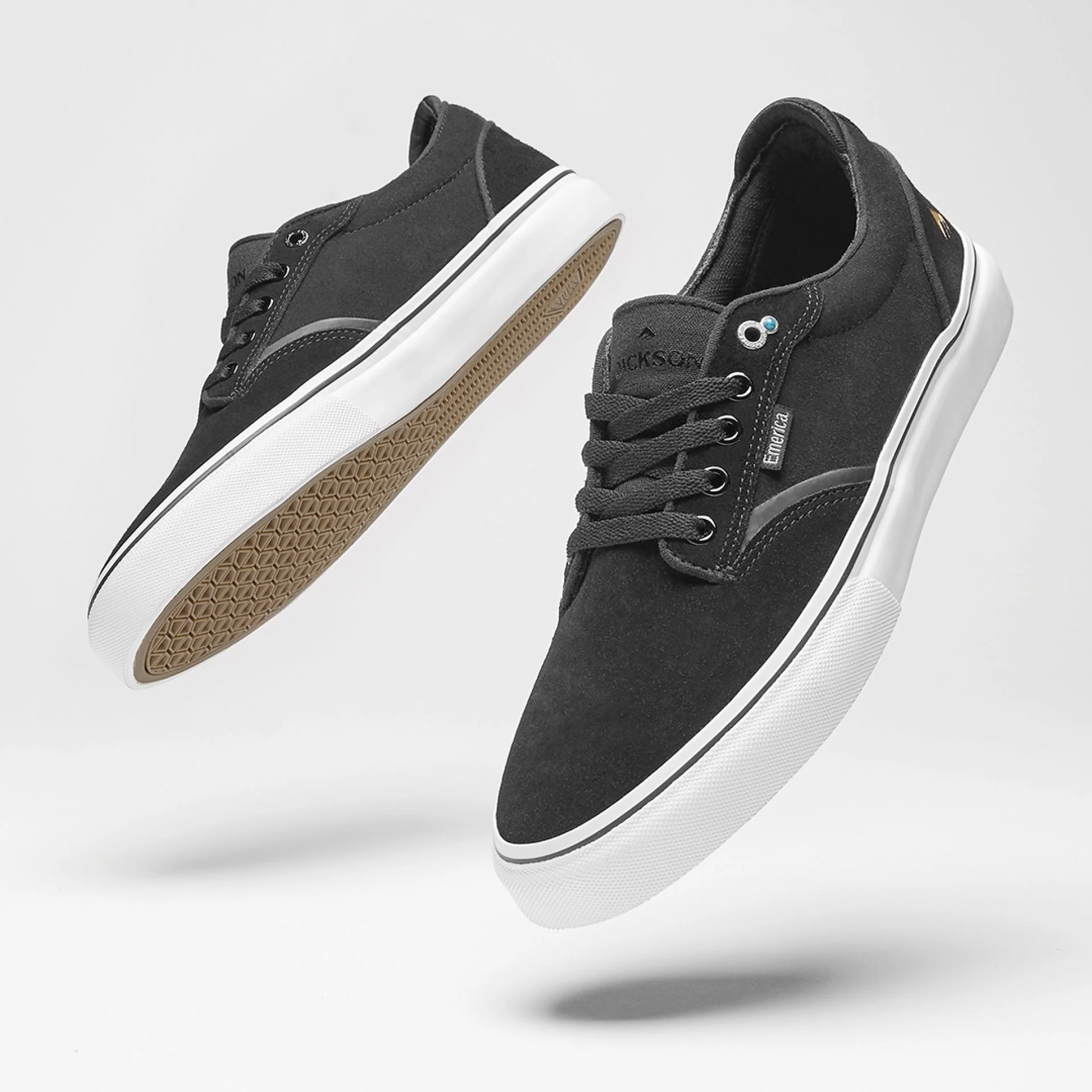 Emerica Dickson Black White Gold