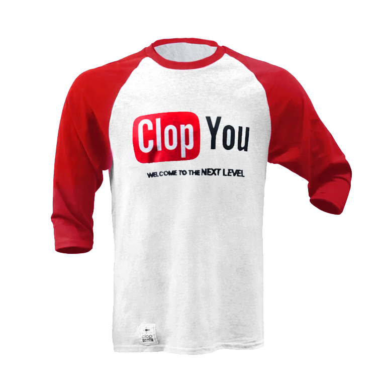 Clop You 3/4 Grey Red