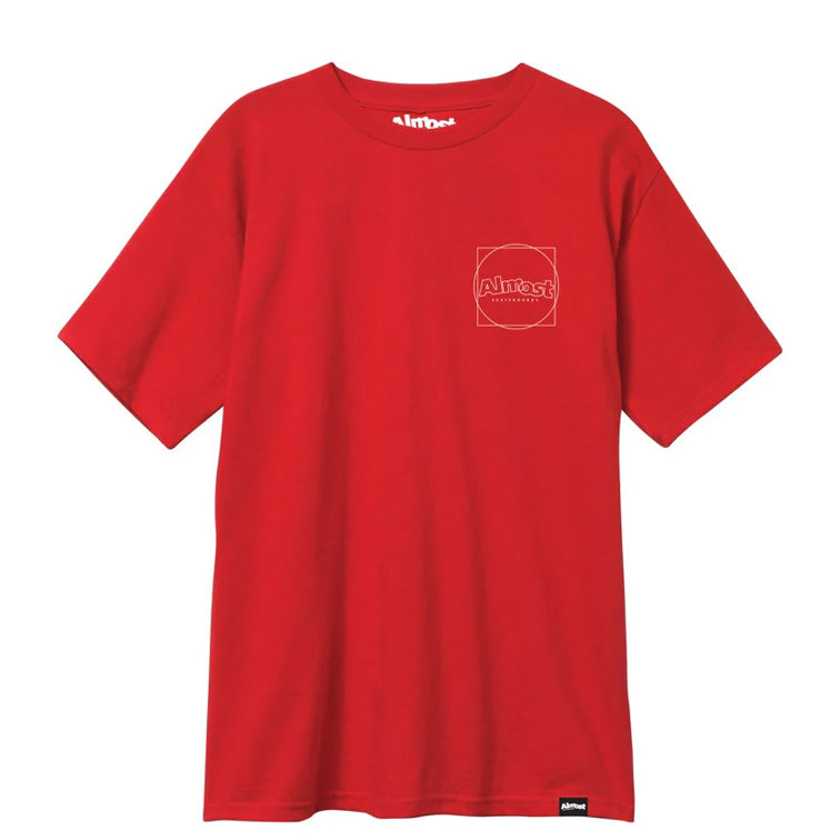 Camiseta Almost Round Pegs Red