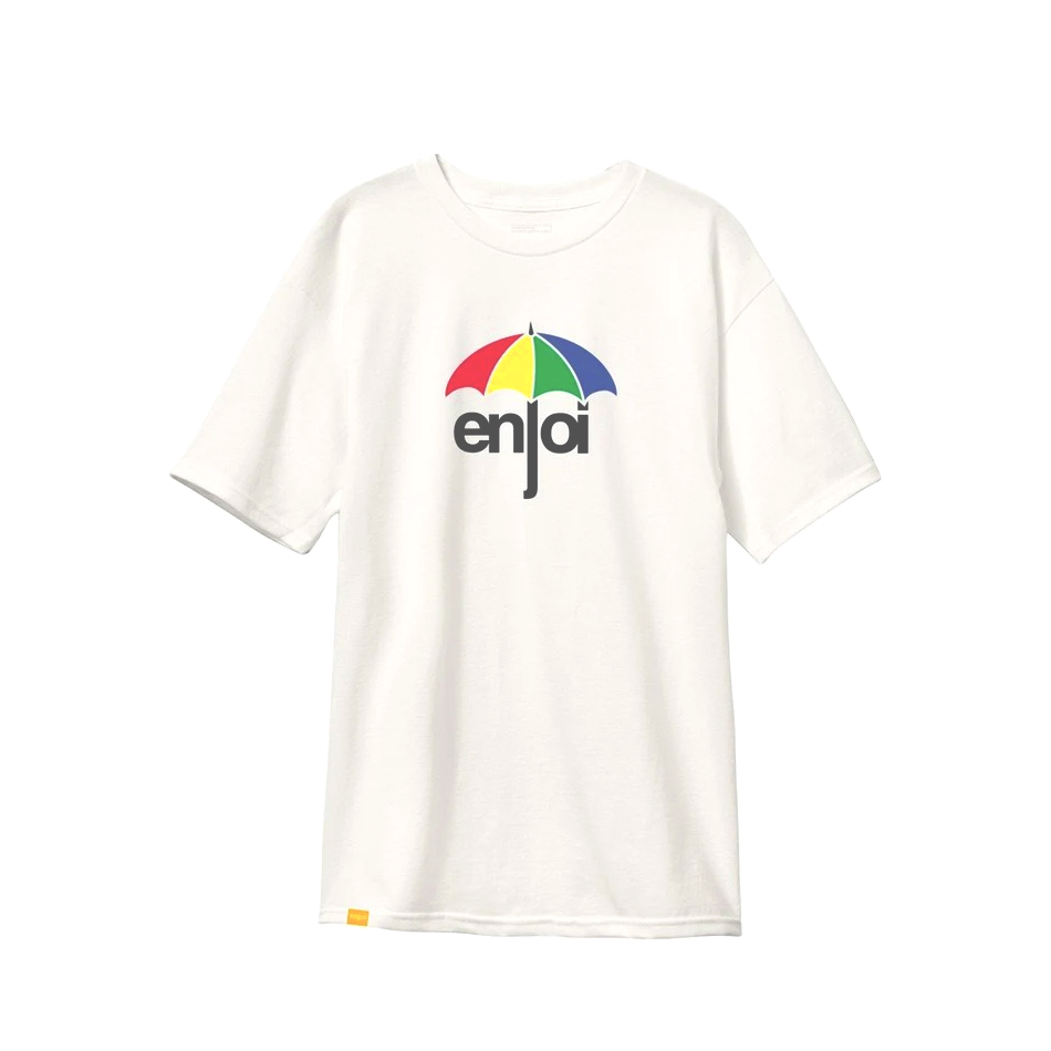 Camiseta Enjoi Umbrella Bone White