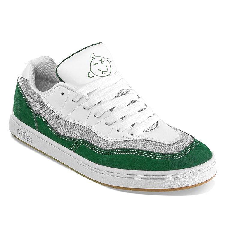 Etnies Snake Green White Grey