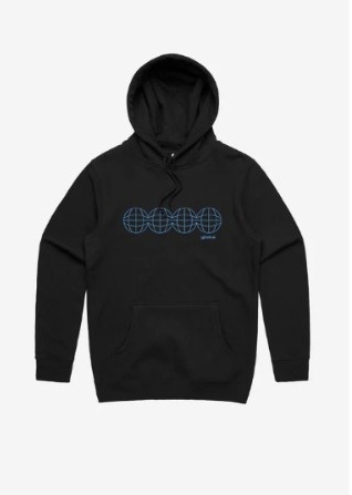 Hoodie Globe Origin Black