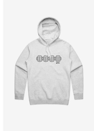 Hoodie Globe Origin Grey
