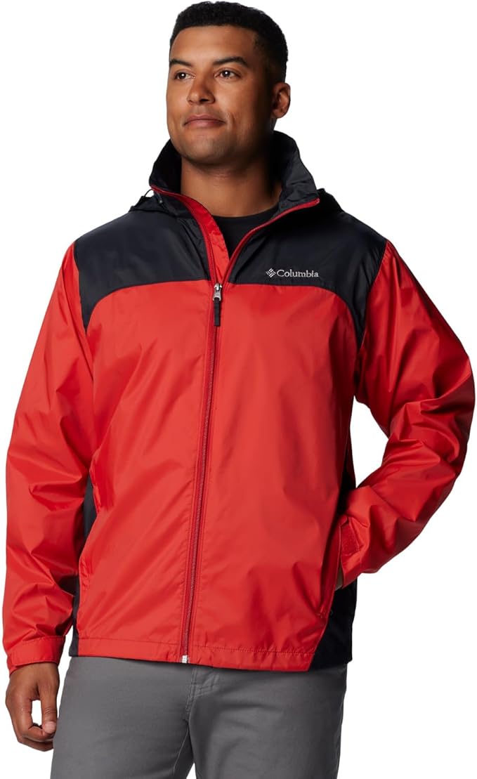 Columbia Glennaker Rain Sail Red Black