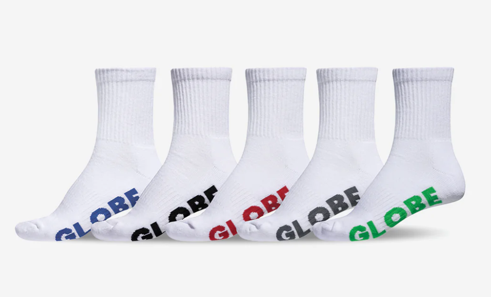 Medias Globe Crew White