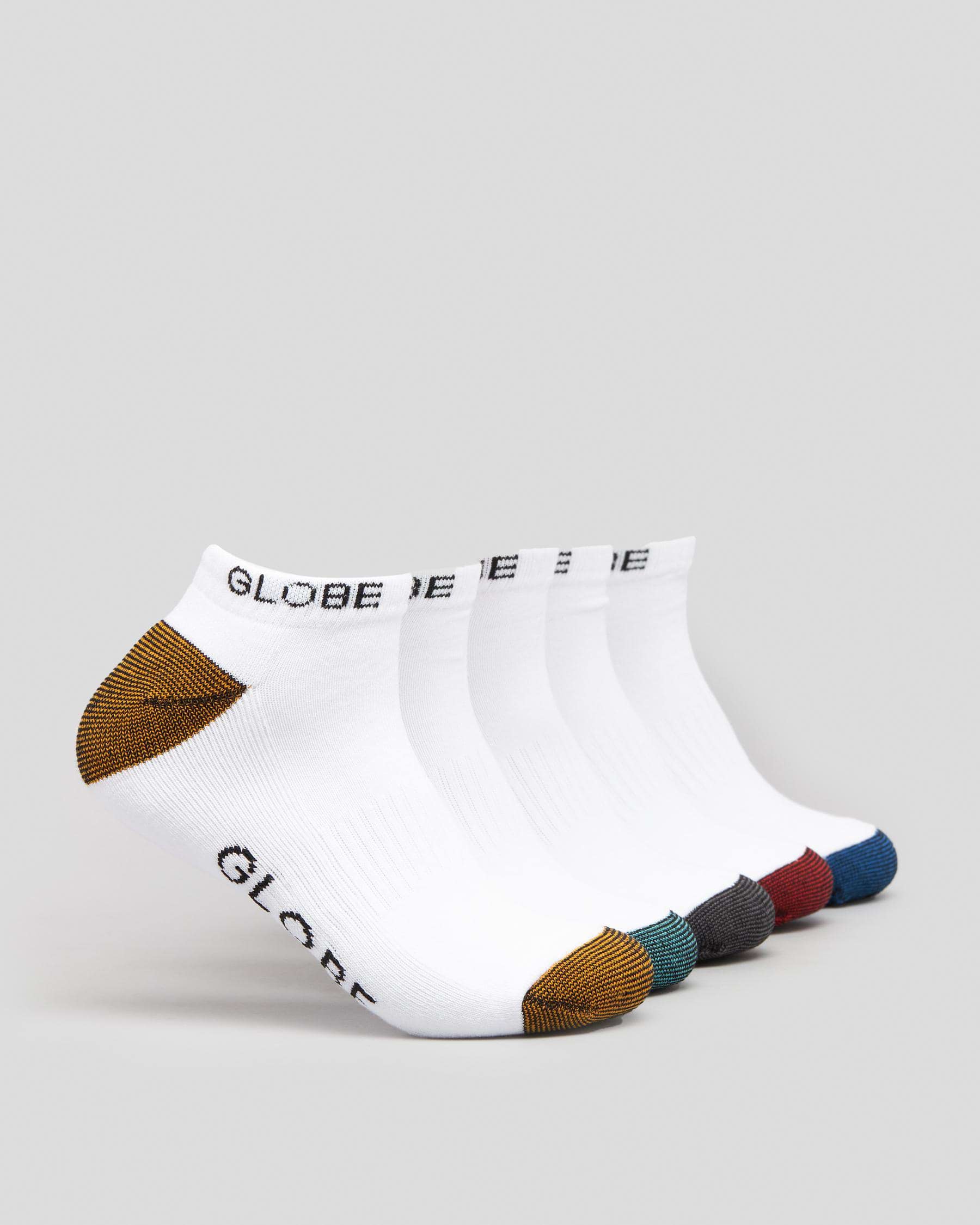 Medias Globe Tobilleras Blancas Surtidas