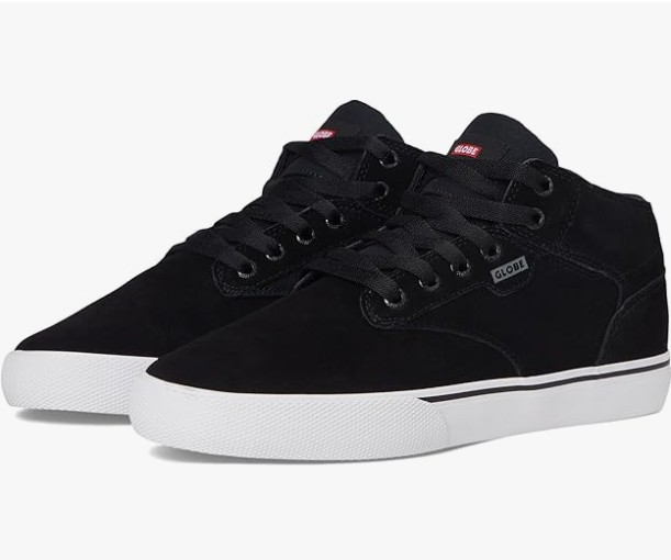 Globe Motley Mid Black White Gum