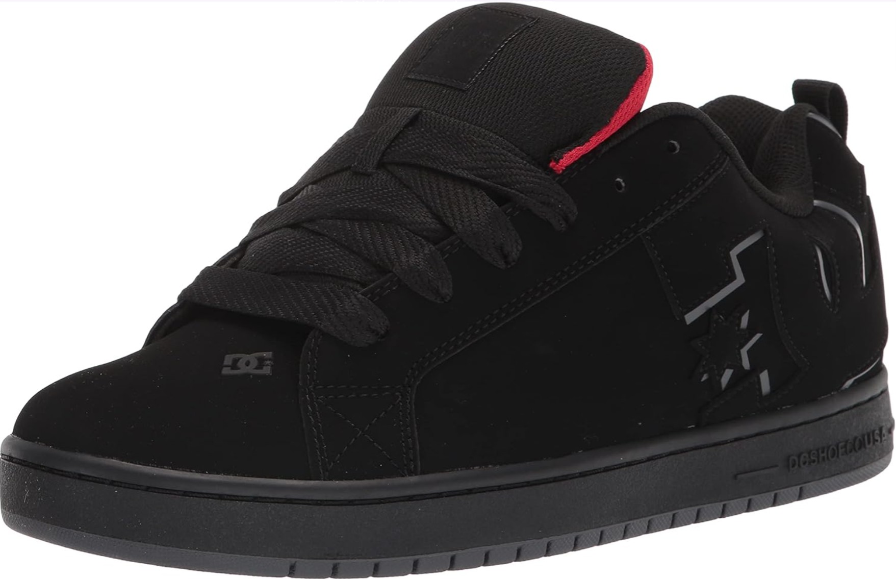 DC Court Graffik Black Black Red