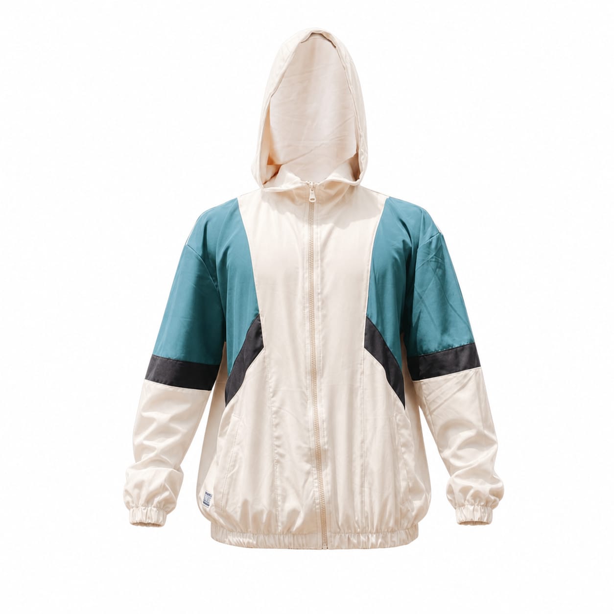 Clop Streetwear Jacket Beige Green Black