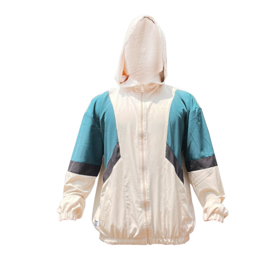 Clop Streetwear Jacket Beige Green Black