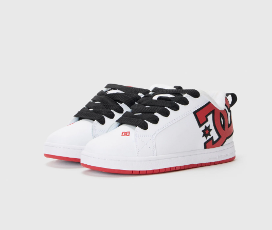 Dc Court Graffik White Red