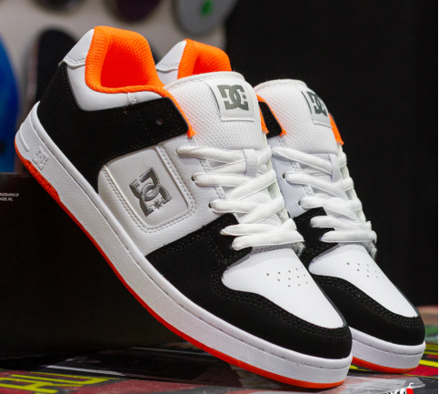 Dc Manteca 4 Black White Orange