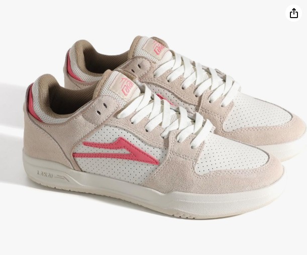 Lakai Telford Low Fog Suede Strawberry