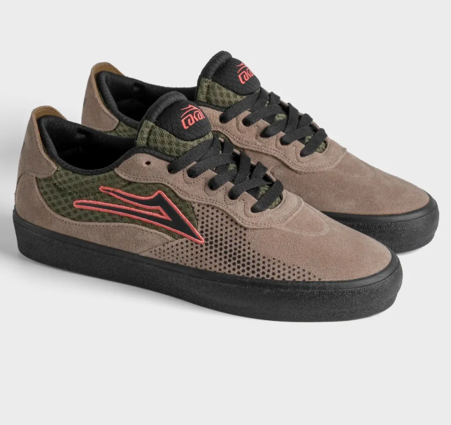Lakai Essex Black Olive Brown