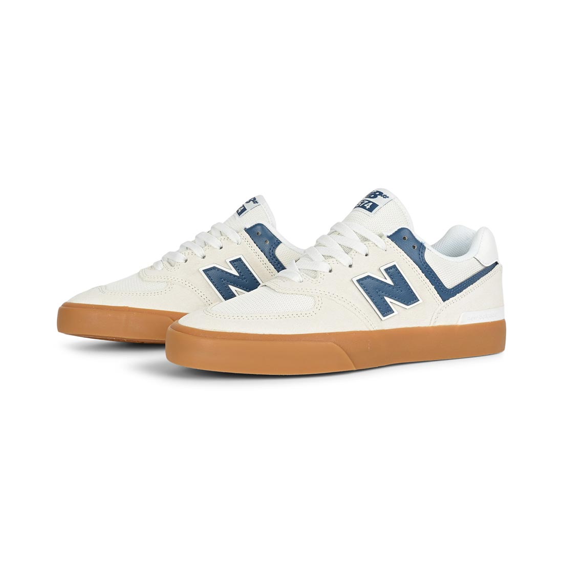 New Balance 574 Vulc White Blue