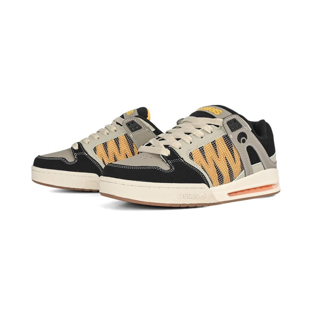 Osiris Pixel Black Yellow Grey