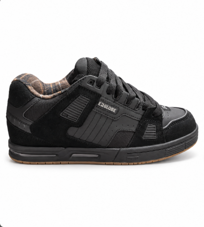 Globe Sabre Black Brown Tartan