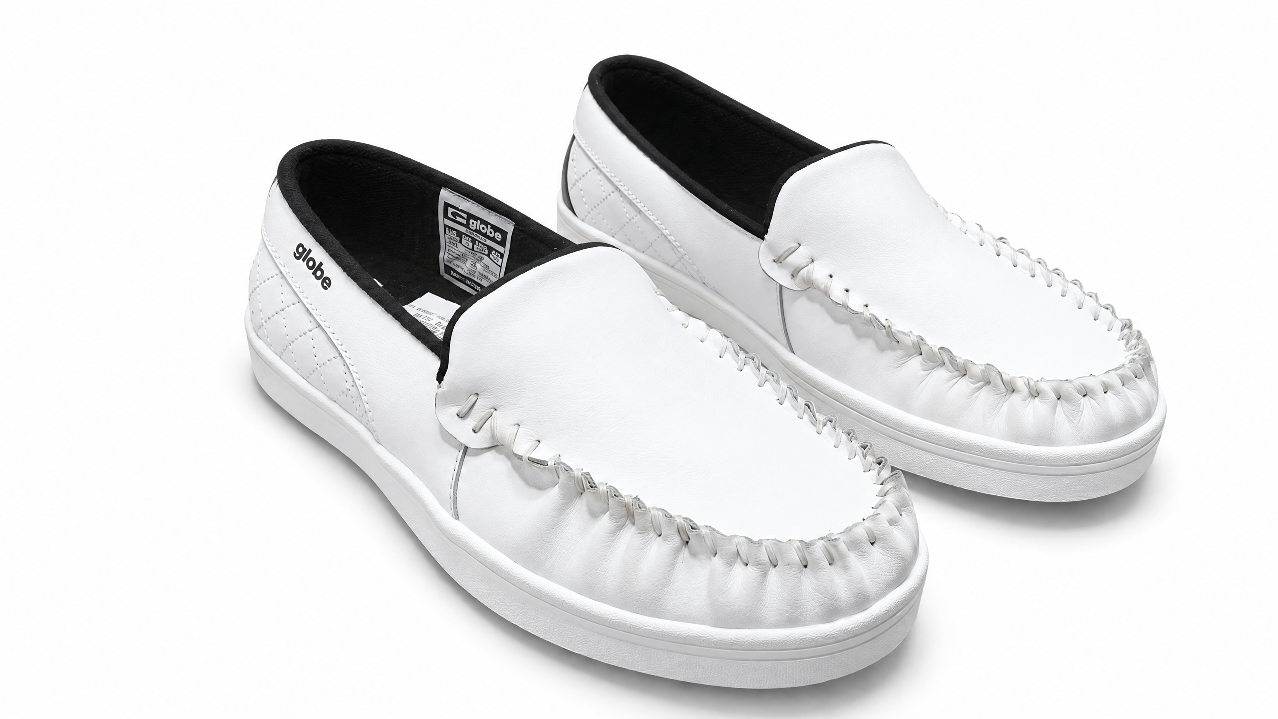 Globe Castro White Leather
